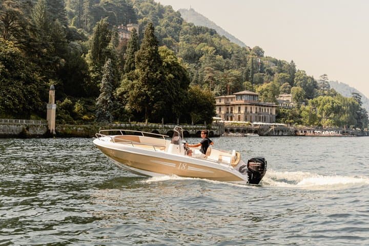 Como No License Self Drive Boat Rental on Lake Como