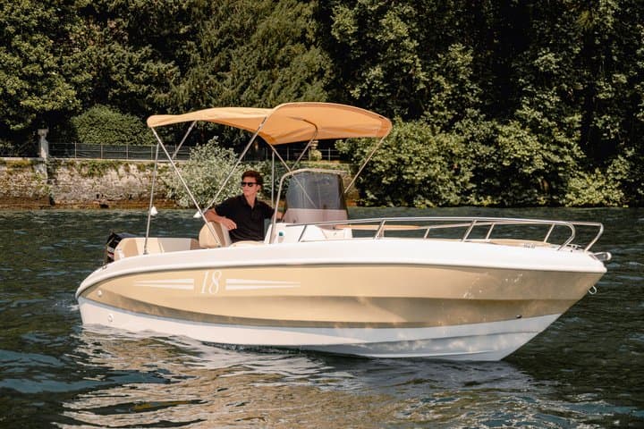 Como No License Self Drive Boat Rental on Lake Como