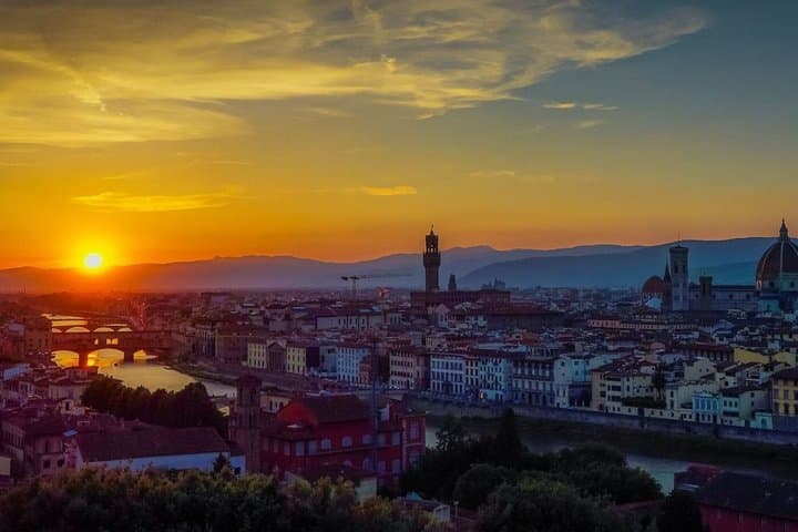 Private Florence Golf Cart Tour with a Sunset Prosecco Toast