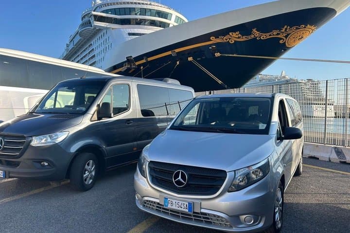 Rome to Civitavecchia Port private transfer cruise or vice versa