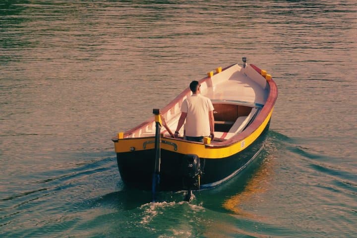 Venice Sunset by Typical Venetian Boat with Prosecco