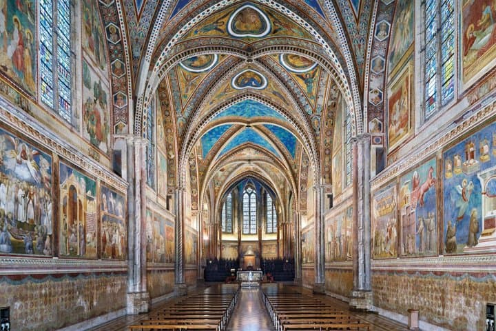 Guided tour of the Basilica of San Francesco in Assisi