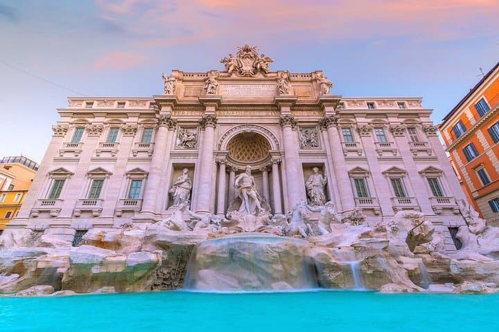 Golden Hour in Rome Colosseum and Trevi Fountain Experience