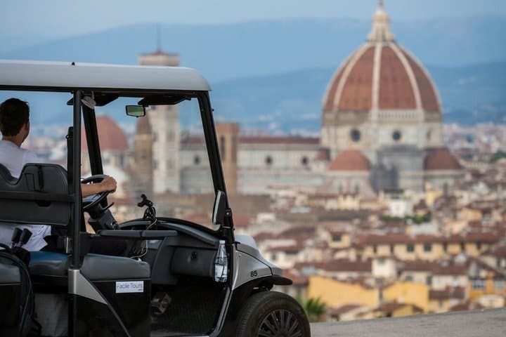 Florence Golf Cart Tour Piazzale Michelangelo Panoramic Views