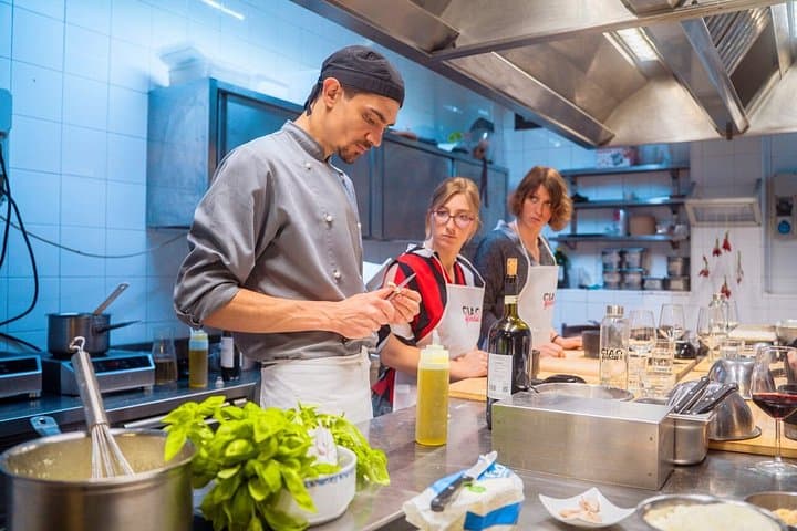 VIP Cooking Class with Carbonara, Pesto Making, Lasagna & Cannoli