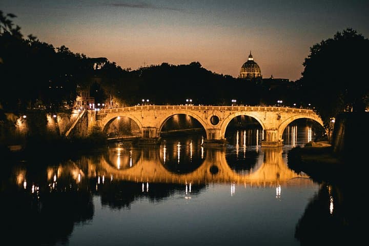 Rome by Night in Golf Cart