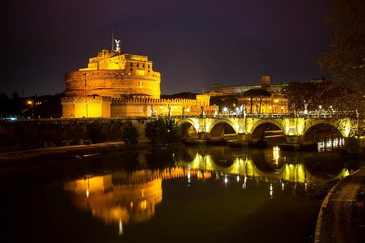 Rome by Night in Golf Cart
