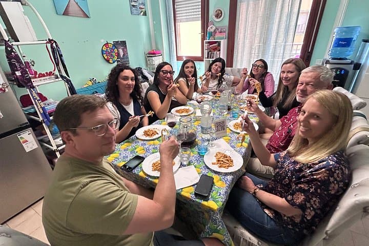 Traditional cooking class with tortellini, gnocchi, tagliatelle