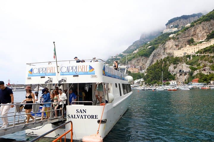Amalfi, Positano and Ravello: Boat Tour from Naples