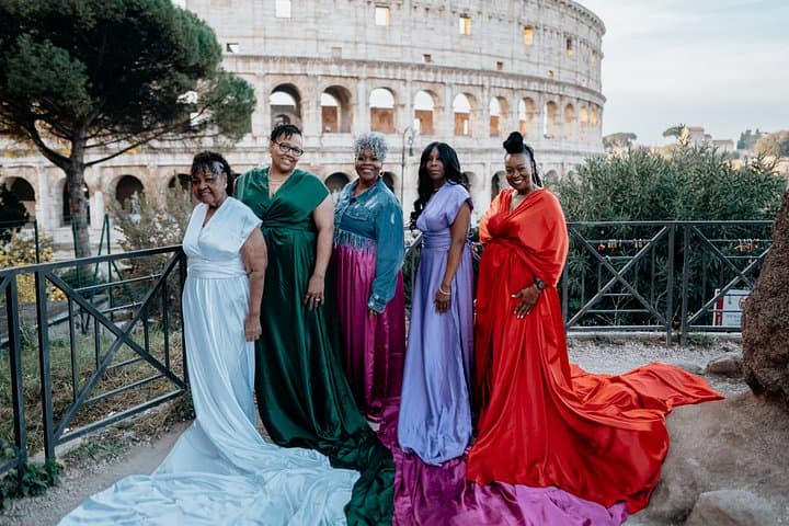 Private Flying Dress Photoshoot in Rome