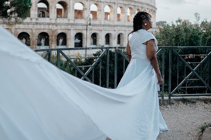Private Flying Dress Photoshoot in Rome