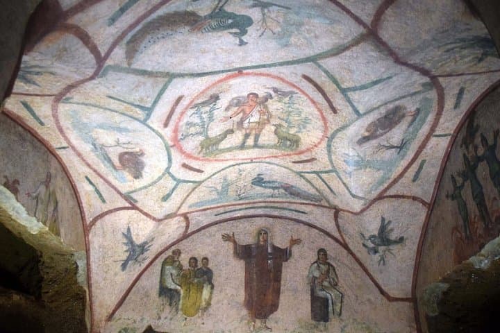 Rome Catacombs of St. Priscilla Transfer and Official Tour