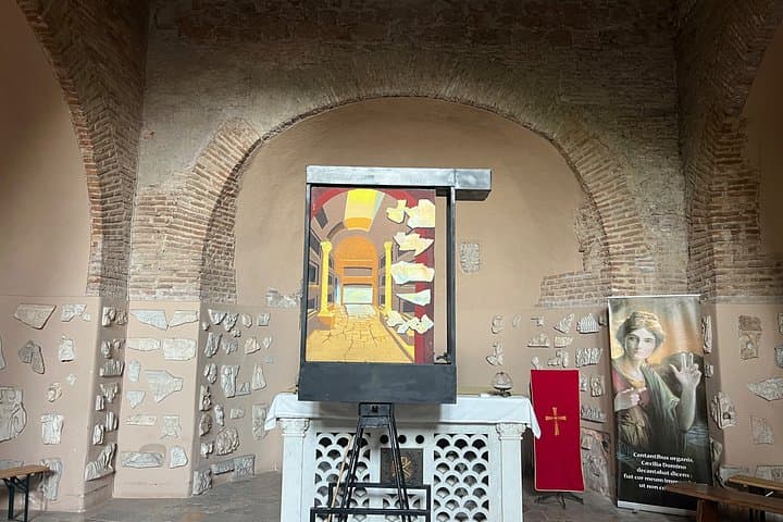 Catacombs of St. Callixtus with Golf Cart Shuttle and Appian Way