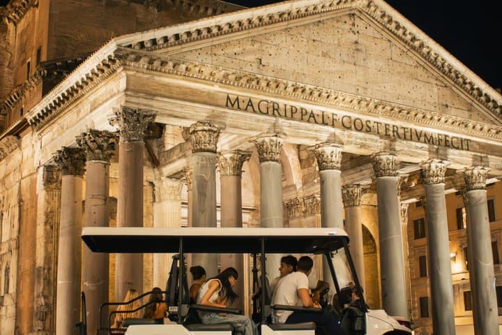 Rome: Private Golf Cart Tour with Gelato Stop