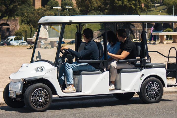 Rome: Private Golf Cart Tour with Gelato Stop