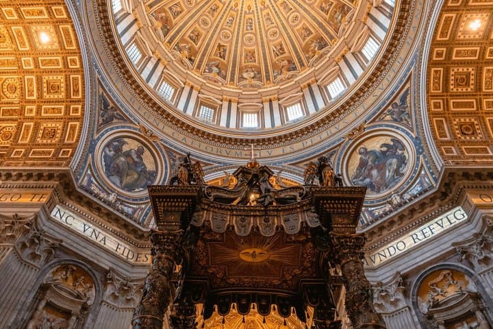 Rome : St. Peters Basilica accompanied Entrance With Dome Access