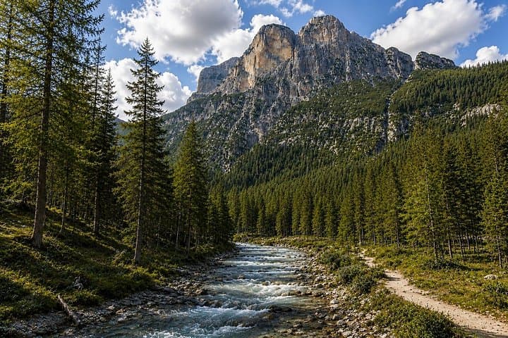 Cortina eBike Tour to Fanes Falls