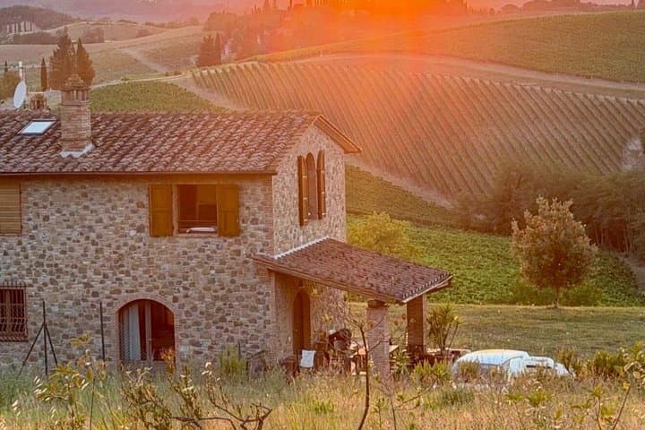 Chianti Sunset Tour Wine Tasting and Dinner in Tuscany