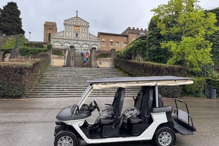 Florence: Private Tour in Classic Golf Cart 1h or Panoramic 1h30