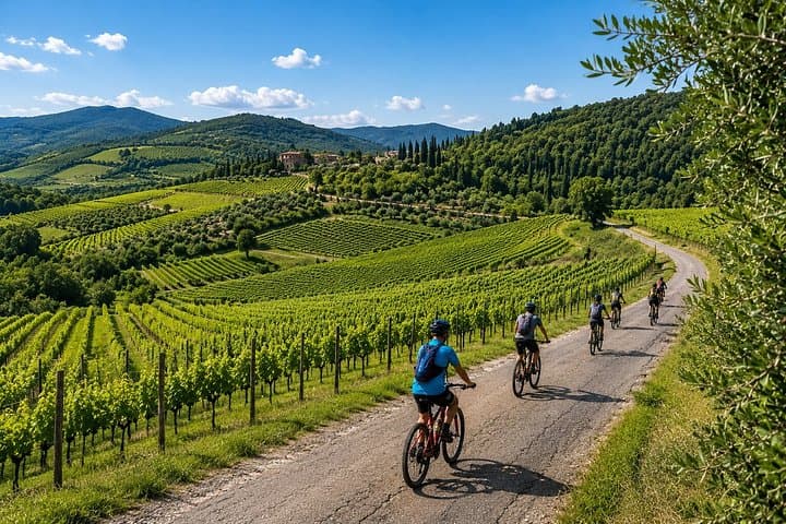 Chianti Rufina: ebike tour virtual-guided