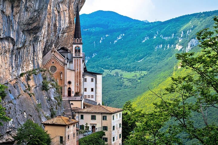 From Lake Garda Madonna Della Corona Sanctuary Half-Day Tour
