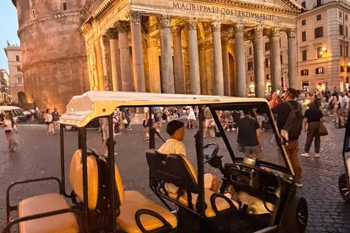 Tour by Cart Rome : Private VIP Golf Cart Tour in Rome