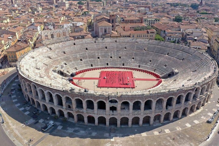 Entrance ticket to the Arena Amphitheater in Verona