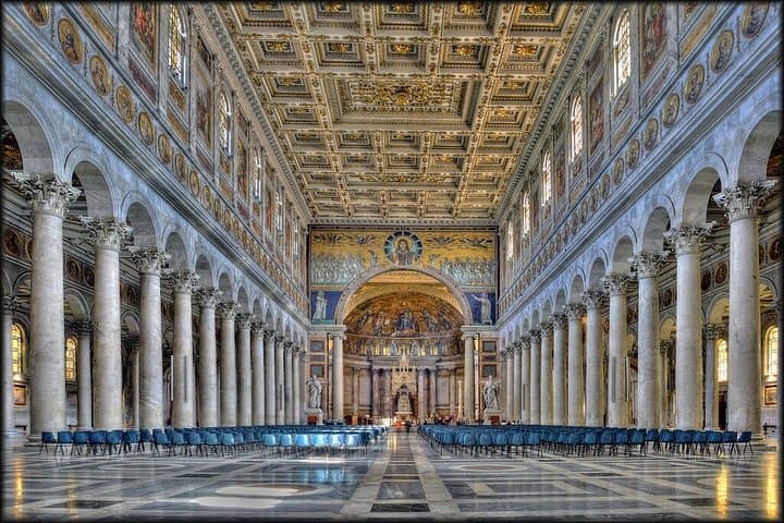 Saint Paul Basilica guided tour of the Popes Mosaics