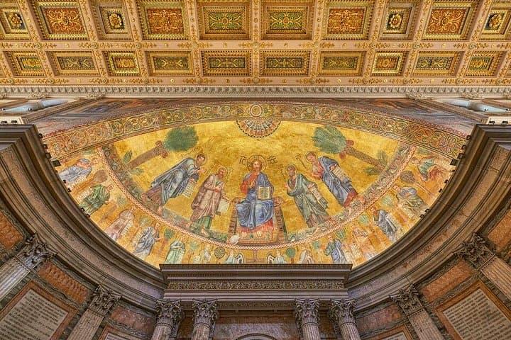 Saint Paul Basilica guided tour of the Popes Mosaics