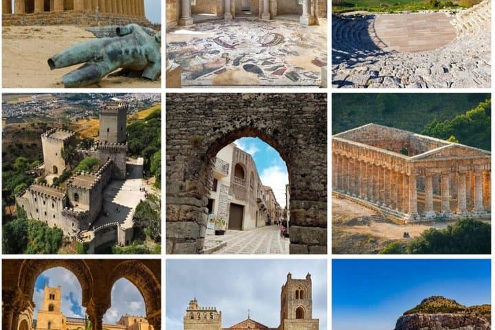 3 Days Multitour: between Erice, Cefalù and Agrigento from Palermo
