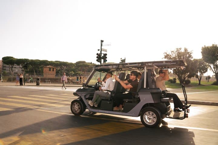 Not Just Another Golf Cart Tour: VIP Seats, Happy Backs, Prosecco