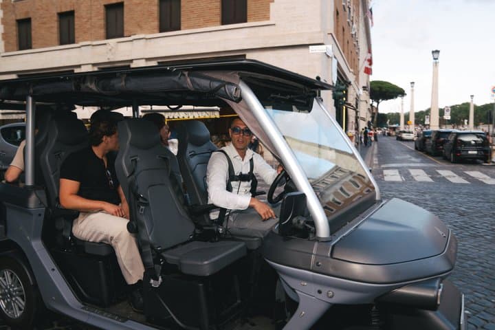 Not Just Another Golf Cart Tour: VIP Seats, Happy Backs, Prosecco