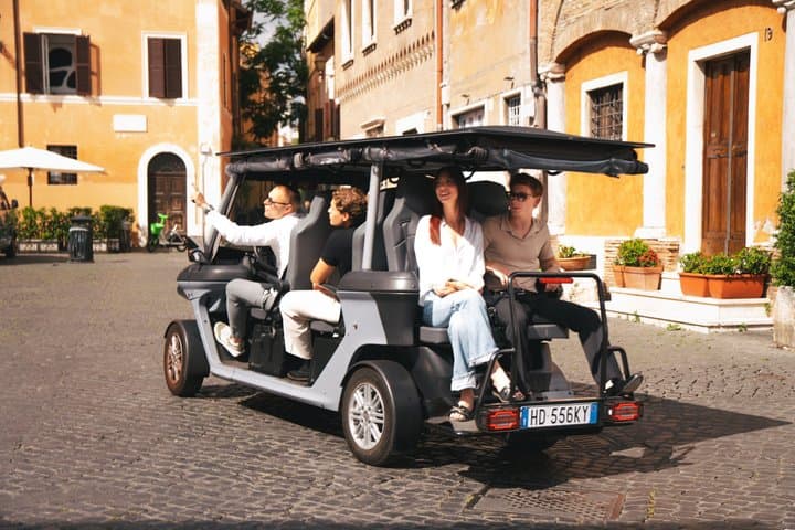 Not Just Another Golf Cart Tour: VIP Seats, Happy Backs, Prosecco