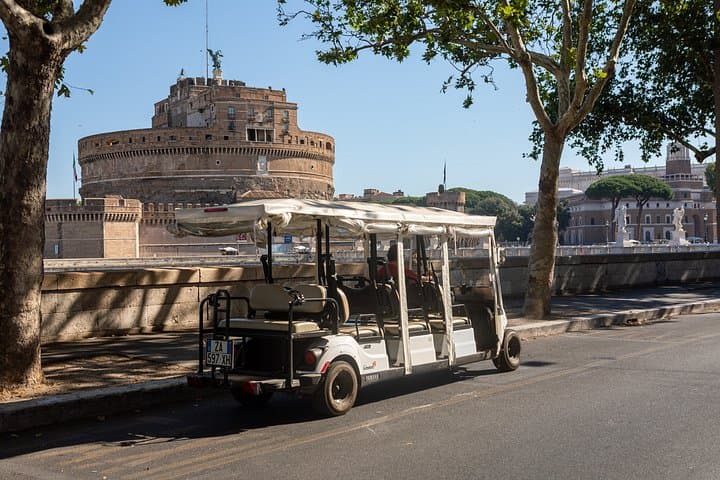 Rome Golf Cart Tour Hidden Gems with Coffee & Gelato