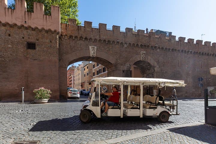 Rome Golf Cart Tour Hidden Gems with Coffee & Gelato