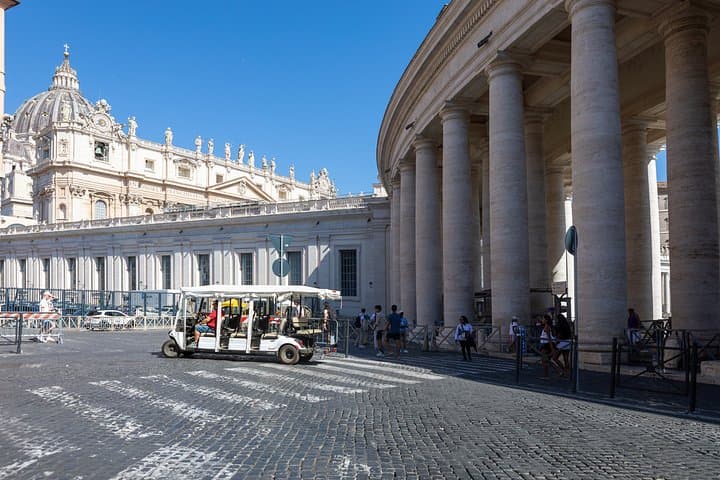 Rome Golf Cart Tour Hidden Gems with Coffee & Gelato
