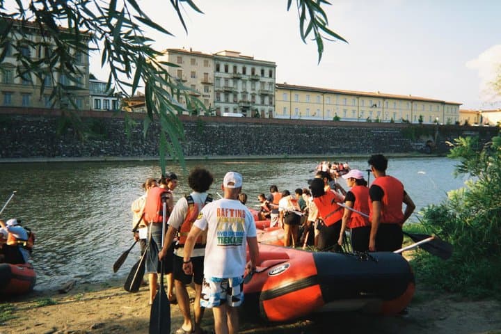 Soft Rafting in Florence under the Pontevecchio Arches