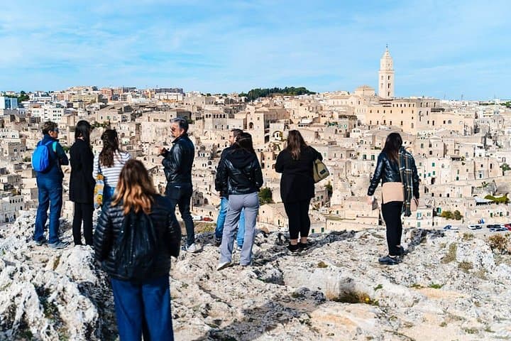 Matera Guided Sunset Tour: Murgia Timone&Belvedere with Transfer