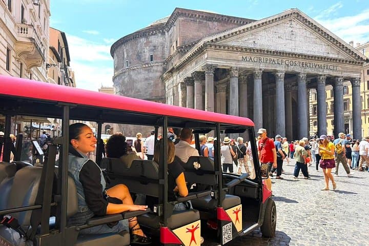Rome Golf Cart Tour with Multilingual Audio Guide