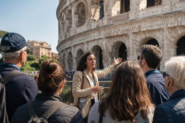 Semi-Private Colosseum and Ancient Rome | Max 7 People
