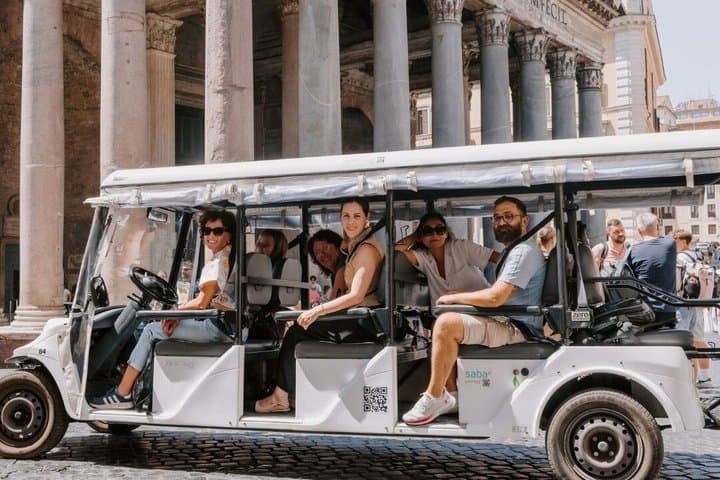 1.5 Hour Rome Iconic Sights Golf Cart Tour