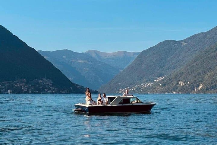 Lake Como Private Tour Vintage Boat Nesso Waterfall and Bridge