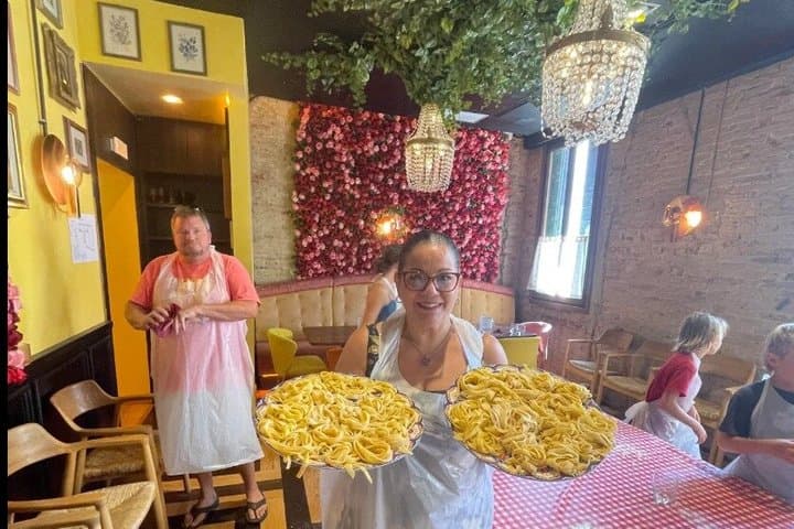 Venice Cooking Class Express Pasta Making Behind St Mark Square
