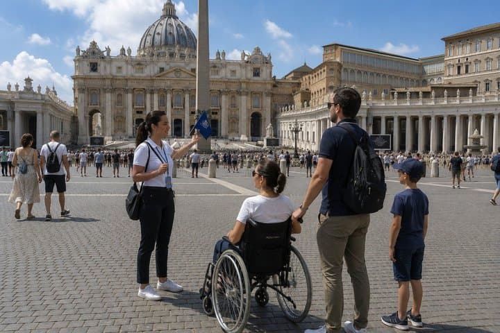 Guided Tour at St. Peter Basilica for Wheelchair Users
