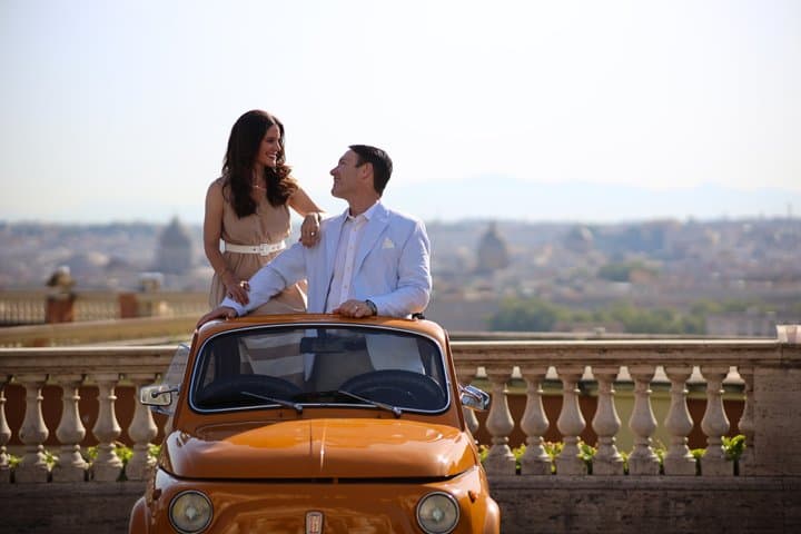 Private Luxury Vintage Fiat 500 Tour & Professional Photoshoot