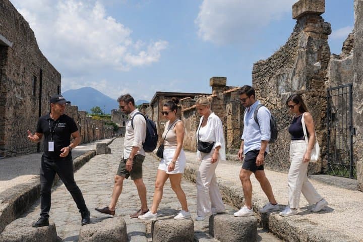Pompeii and Vesuvius Excursion from Salerno, Winery Visit and Lunch