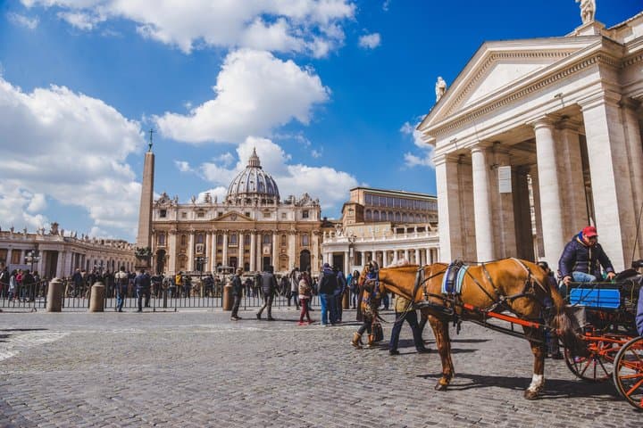 Papal Audience Experience in St Peters Square with Host