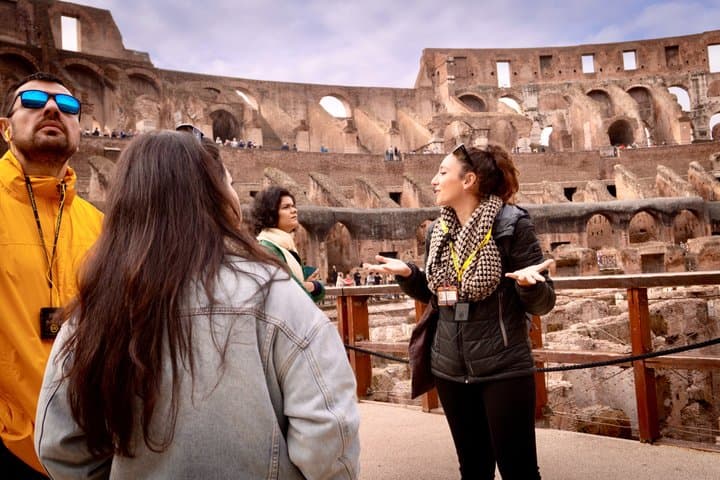 Guided Group Tour of Colosseum, Roman Forum and Palatine Hill
