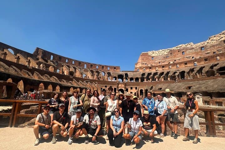 Colosseum with Arena, Roman Forum and Palatine Hill Guided Tour