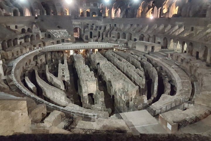 Colosseum by Evening Guided Tour with Optional Arena Floor Access